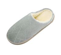 Sleepers Women Slippers Autumn and Winter Fashion and Comfortable Home Interior Warm Thick Bottom Soft Nonslip Army Green