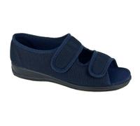 Sleepers Women's Betty Extra Wide Slippers in Navy | Size: 9 Sleepers Navy 9