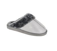Sleepers Women's Juliet Sparkle Slippers in Silver | Size: 5 Sleepers Silver 5