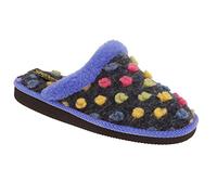 Sleepers Womens/Ladies Donna Mule Slippers (6 UK) (Blue/Multi)