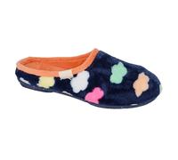 Sleepers Women's Sheena Clouds Slippers in Navy | Size: 5 Sleepers Navy 5