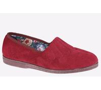 Sleepers Zara Womens Wide Fit Slippers | Slippers | Wine | UK Size 8