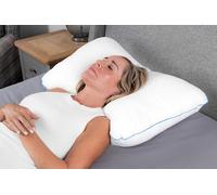 SleepGenie Adjustable Orthopaedic Pillow Offers Neck & Back Pain Relief and a Peaceful Nights Sleep by Adjusting the Air Pocket to Ensure Correct Head, Neck & Shoulder Alignment. 78x50cm 1 x White