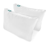 Sleepgram 2-Pack Cooling Bed Pillows & Removable Cover for Sleeping Sets, Queen Size - Adjustable and Washable Bedding Pillow Set for Comfortable Sleep