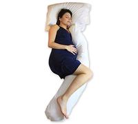 SleepiMum Pregnancy and Feeding Support Pillow, White