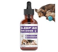 Sleeping Aid for Dogs with Soothing Effect, Soothing Drops for Puppies for Stress, Natural Sleep Aid for Dogs for Stress, Separation, Training & Travel