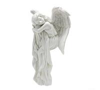 Sleeping Angel Statue for Door Corner and Window Decoration, Resin Cabinet Ornament Figurine That Adds a Touch of Serenity and Visual Interest to Rooms (3pcs)