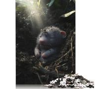 Sleeping Baby Mole Jigsaw Puzzles Puzzle for Adults Kids. 1000 Pieces Whimsical Challenge Toy Educational Games Home Decoration for Adults& Kids Age 14 Years Up 1000pcs (40x28cm)