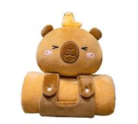 Sleeping Bag Blanket, Nap Mats for Preschool, Cute Soft Children's Sleeping Mat in Capybara Shape - Multi-Purpose Comfortable Bed Throw, Travel Pillow for Offices, School, Travel