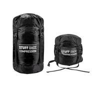 Sleeping Bag Compression Bag for Camping and Travel, Large Capacity Portable Storage Sack, 32L 210T Nylon with PU1000MM Coating, Waterproof and Space Saving, Black/Blue/for Orange/Green Is black