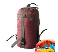 Sleeping Bag Cover - Compression Stuff Sack for Nap Bags | Waterproof Nylon Storage Carrier Set, Lightweight Camping Gear, Sleepings Sac Accessory for Men Women Outdoor Hiking Travel Use