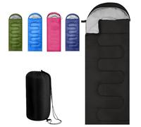 Sleeping Bag for Adults 3-4 Seasons Ultralight, Black 1.3kg