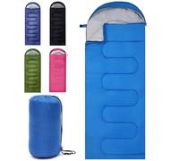 Sleeping Bag for Adults 3-4 Seasons Ultralight Blue 0.95kg
