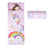 Sleeping Bag for Boys Girls,Nap Mat for Kids with Removable Pillow,Warm Toddler Slumber Bag for Bedroom Daycare Christmas