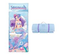 Sleeping Bag for Boys Girls,Nap Mat for Kids with Removable Pillow,Warm Toddler Slumber Bag for Bedroom Daycare Christmas