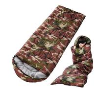 Sleeping Bag for Camping, Warm Outdoor Equipment, Portable Warm Sleeping Bag, for Backpackers, Overnight Hiking, Survival in the Wilderness, Seasons, Winter and Autumn Road Trips
