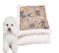Sleeping Bag for Cats - Warm Kitten Cave,Cold Weather Dog Bed | for Pet Parents Cold Weather Indoor Home Office Living Room Nighttime Sleeping Daytime Napping Rescue Shelter Veterinary Clinic