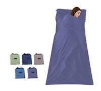 Sleeping Bag Liner Compact Sleep Bag Lightweight Travel Sheet Camping Sheets Sleeping Sack, Grey Blue, 45 x 82.6inch(115 x 210cm)