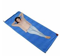 Sleeping Bag Liner for Camping Comfortable Zippered Fleece Liner, Storage