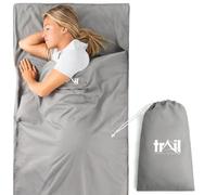 Pod Adult Sleeping Bag with Double Layered Insulation, 2 Season Adult Sleeping Bag, Ideal for Backpacking, Camping, Caravanning and Festivals, Camping