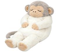 Sleeping Bag - Monkey Fleece Blanket, Sleeping Bag for Adults, Cute Camping Equipment Made of Plush Monkeys, Bed Bags for Cold Weather, for Adults, Men, Women, Travel, Indoor and Outdoor, Ru