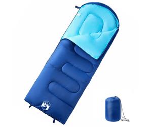 Sleeping Bag Navy/Blue 220x83cm Polyester Shell PP Fill 3-4 Season Adult Compact