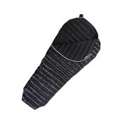 Sleeping Bag Outdoor Camping Ultralight 95% Goose Down Mummy Sleeping Bag Three-Season Down Sleeping Bag For outdoor use(MINI L 256g Black)
