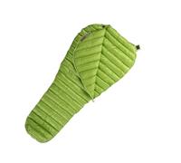 Sleeping Bag Outdoor Camping Ultralight 95% Goose Down Mummy Sleeping Bag Three-Season(MINI M 230g Green)