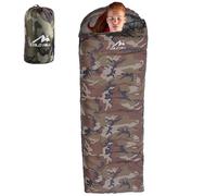 Sleeping Bag - Sleeping Bag for Camping | Reusable Camp Sleep Tote with Compression Bag | Portable Outdoor Weather for Backpacking, Hiking, Camping, Picnic