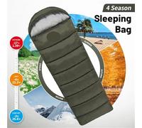 Sleeping Bag Ultralight Compact Potable Envelope Winter Cotton Quilt Travel Outdoor Camping for Adults