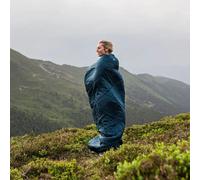 Sleeping Bag VAUDE Sioux 800 II Bleu Ouverture Droite