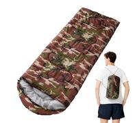 Sleeping Bag | Warm Camping Equipment - Sleeping Bags for Backpacking | for Backpackers Overnight Hiking Survival in the Wilderness the Seasons Winter and Autumn Road Trips