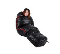 Sleeping Bag Warm White Goose Down Filled Adult Sleeping Bag Fit For Winter Thermal 4 Kinds Of Thickness Camping Travel(1450g blue)