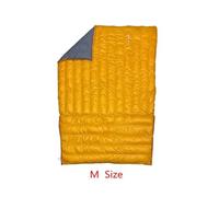 Sleeping Bag Winter Autumn Spring White Duck Down Mummy Sleeping Bag Blanket Mat Quilt Hammock Underquilt Camping For outdoor use(M Size Orange)