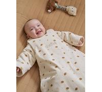 Sleeping Bag with Detachable Sleeves, Hedgehog printed beige
