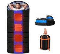 Sleeping Bags For Adults Heated Sleeping Bag Winter Sleeping Bag Water Resistant Lightweight Compact Bag Outdoor Camping Comfortable Sleeping Sackfor Kids Teens Adults Hiking (Blue)