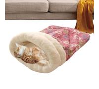 Sleeping Bags Pets, Soft Plush Cat Sack, 15.75x21.65 Inches, Warm Pet Bed Cave, Cozy Plush Design, Comfortable Sleeping Bag for Kittens and Puppies (Multicolor)