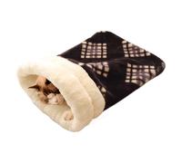 Sleeping Bags Pets, Soft Plush Cat Sack, 15.75x21.65 Inches, Warm Pet Bed Cave, Cozy Plush Design, Comfortable Sleeping Bag for Kittens and Puppies (Multicolor)