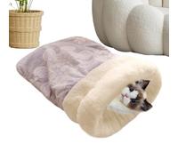 Sleeping Bags Pets, Soft Plush Cat Sack, 15.75x21.65 Inches, Warm Pet Bed Cave, Cozy Plush Design, Comfortable Sleeping Bag for Kittens and Puppies (Multicolor)