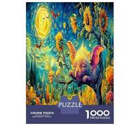 Sleeping Bat 1000 Piece Cat in Sunflower Field Jigsaw Puzzles for Puzzles 1000 Pieces Jigsaw for Adults Challenging Game Puzzles for Adults Gifts 38x26cm/1000pcs