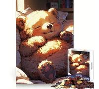 Sleeping Bear Cub 1000 Pieces Jigsaw Puzzles for Adults Think Smart Toy Quiet Fun Accurate Cut 50x75cm