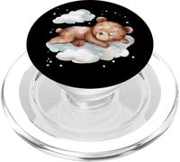 Sleeping Bear Cute Bear Sleeping Sleepy Bear Cloud Napping PopSockets PopGrip for MagSafe
