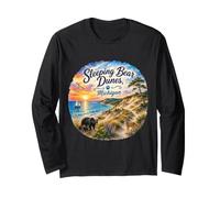 Sleeping Bear Dunes, Michigan MI, Beaches, Empire Bluff, Long Sleeve T-Shirt