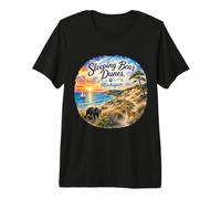 Sleeping Bear Dunes, Michigan MI, Beaches, Empire Bluff, Premium T-Shirt