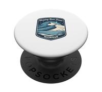 Sleeping Bear Dunes Michigan National Park Nature Travel PopSockets Adhesive PopGrip