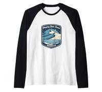 Sleeping Bear Dunes Michigan National Park Nature Travel Raglan Baseball Tee