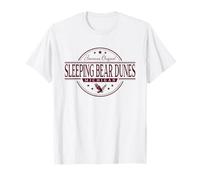 Sleeping Bear Dunes Michigan - Sleeping Bear Dunes MI Label T-Shirt