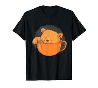 Sleeping Bear Napping Sleeping Animal Cup Bear Lover T-Shirt