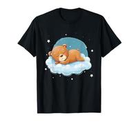 Sleeping Bear Sleepy Animal Napping Cloud Bear Lover T-Shirt