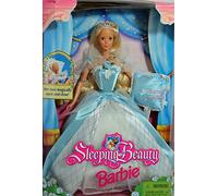 Sleeping Beauty Barbie Doll with Magical Eyes & Musical Pillow 1998 Mattel 20489
